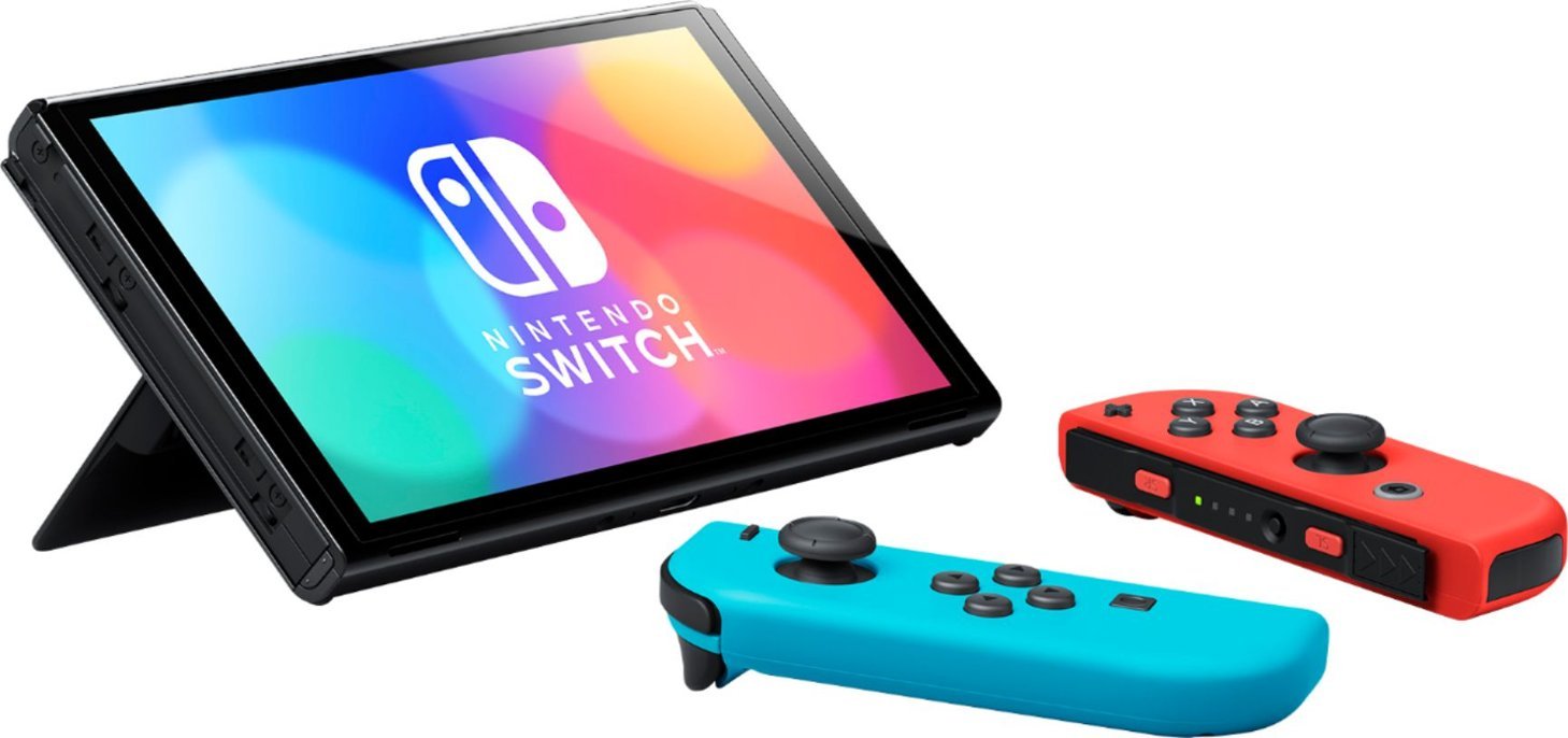 Neon Red and Neon Blue