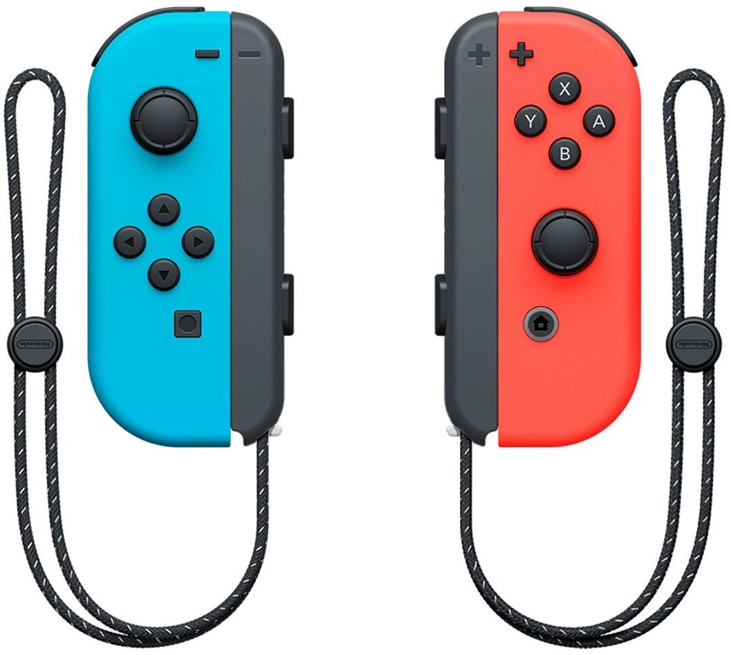 Neon Red and Neon Blue
