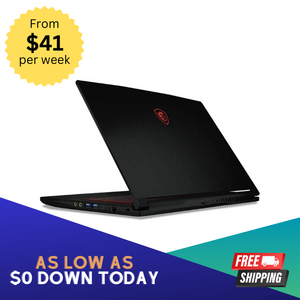 MSI Computer GF63, NVIDIA GeForce GTX 1650 Graphics, 15.6" 8GB 256GB Intel Core i5-10300H X4 2.5GHz Win10, Black