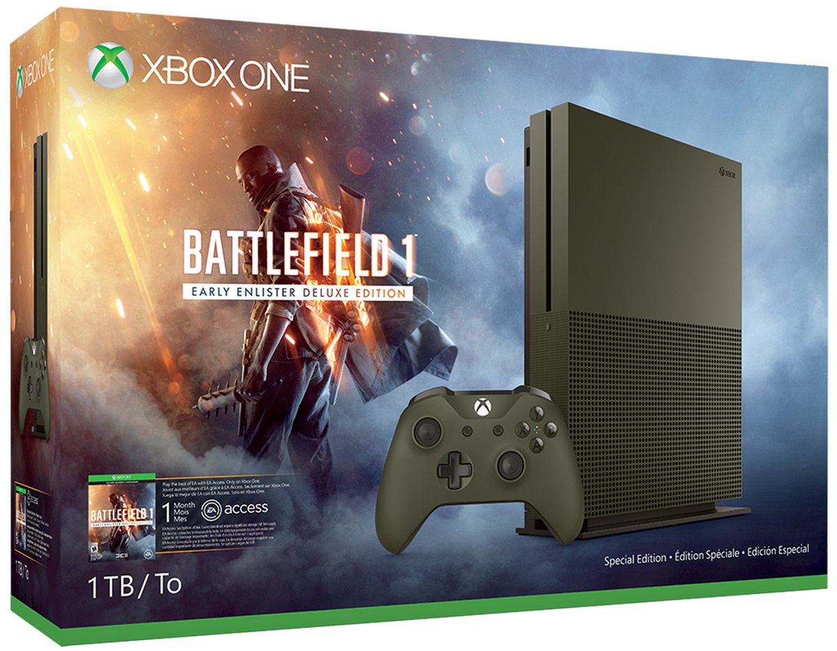 Xbox One S 1TB - Battlefield 1 Special Edition